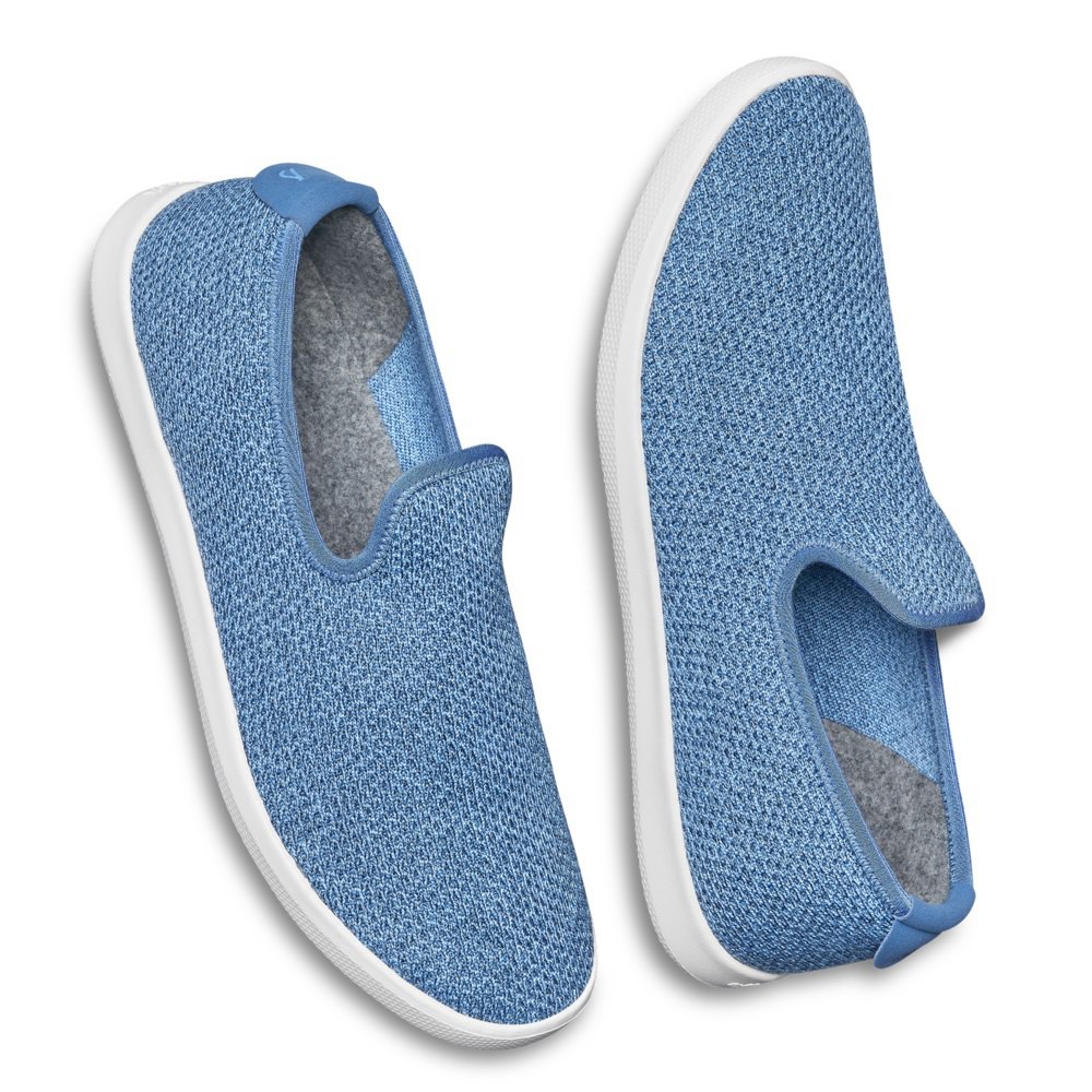 Allbirds Women\'s Tree Loungers - Slip-Ons Blue - FTS482765